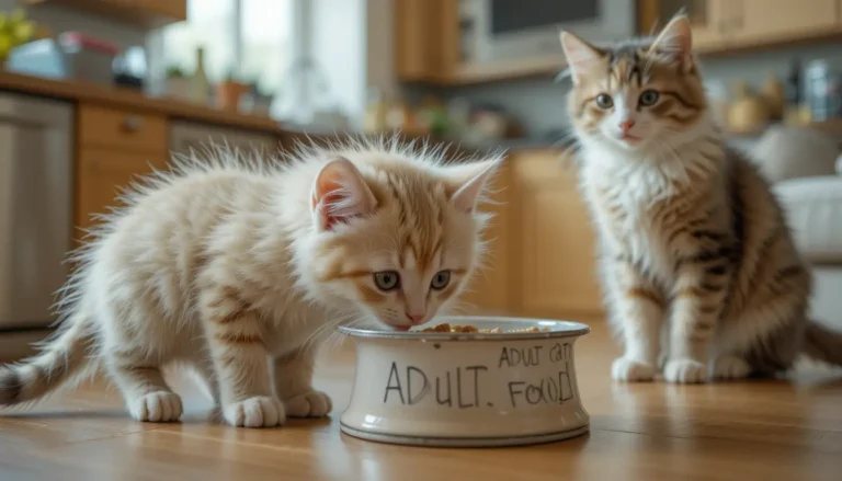 Can Kittens Eat Adult Cat Food