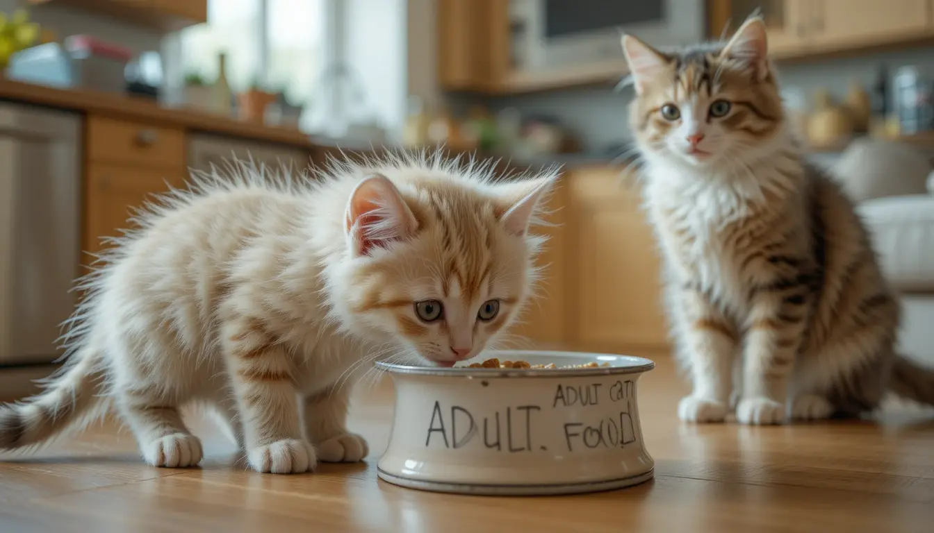 Can Kittens Eat Adult Cat Food