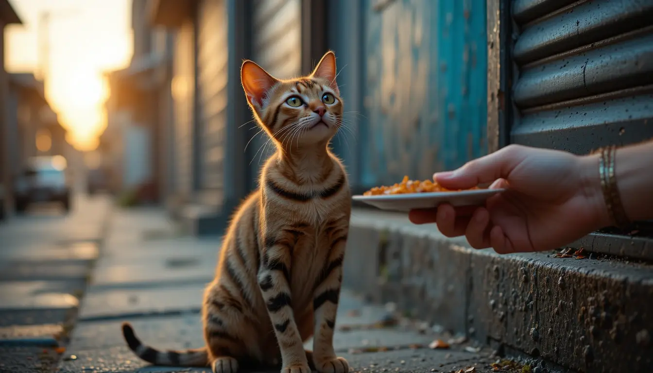 What Food to Give a Stray Cat