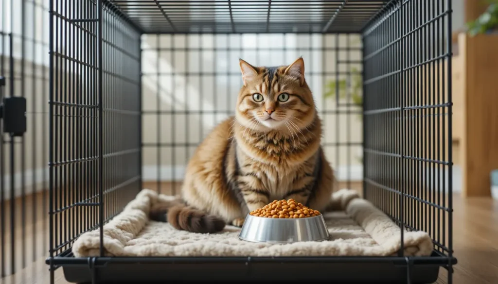 Can I Give Food to Indoor Cat Cage or Inside Cat Cage